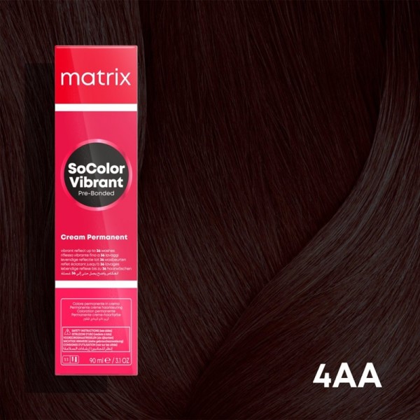Matrix SoColor Pre-Bonded hajfesték 4AA / 4.11 