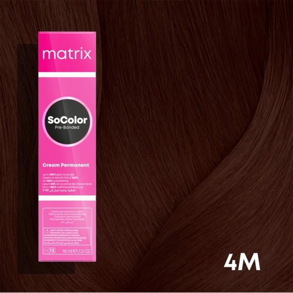 Matrix SoColor Pre-Bonded hajfesték 4M / 4.8 