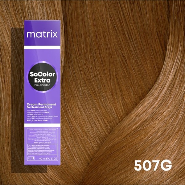 Matrix SoColor Pre-Bonded hajfesték 507G / 7.3 