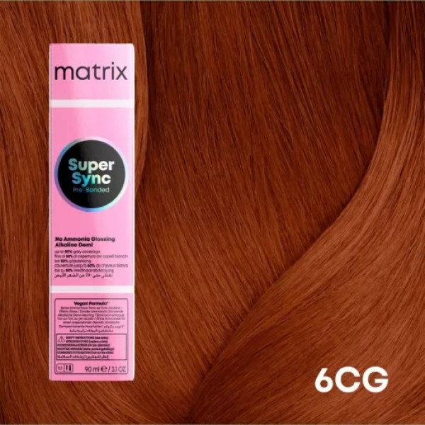 Matrix Super Sync Pre-Bonded ammóniamentes hajszínező 6CG 