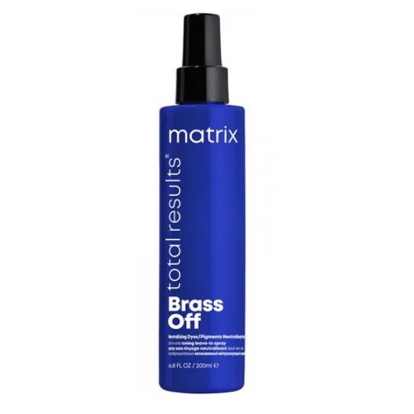 Matrix Total Results Brass Off All-In One spray a rezes tónusok semlegesítésére, 200 ml 