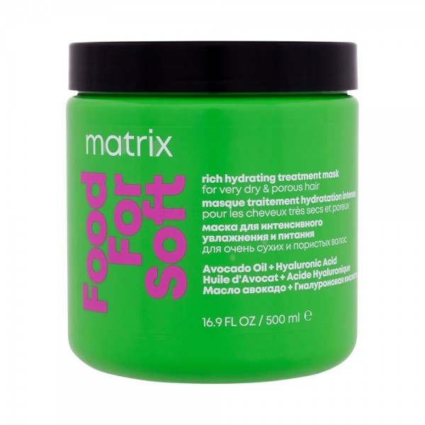 Matrix Total Results Food For Soft hidratáló hajpakolás, 500 ml 
