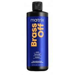 Matrix Total Results Brass Off hajpakolás a rezes tónusok semlegesítésére, 500 ml 